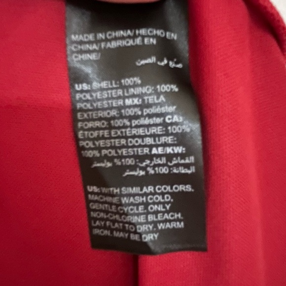 BNWT RED SLEEVELESS DRESS - Picture 6 of 6